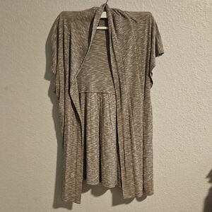 Women's Tan Cardigan Sweater